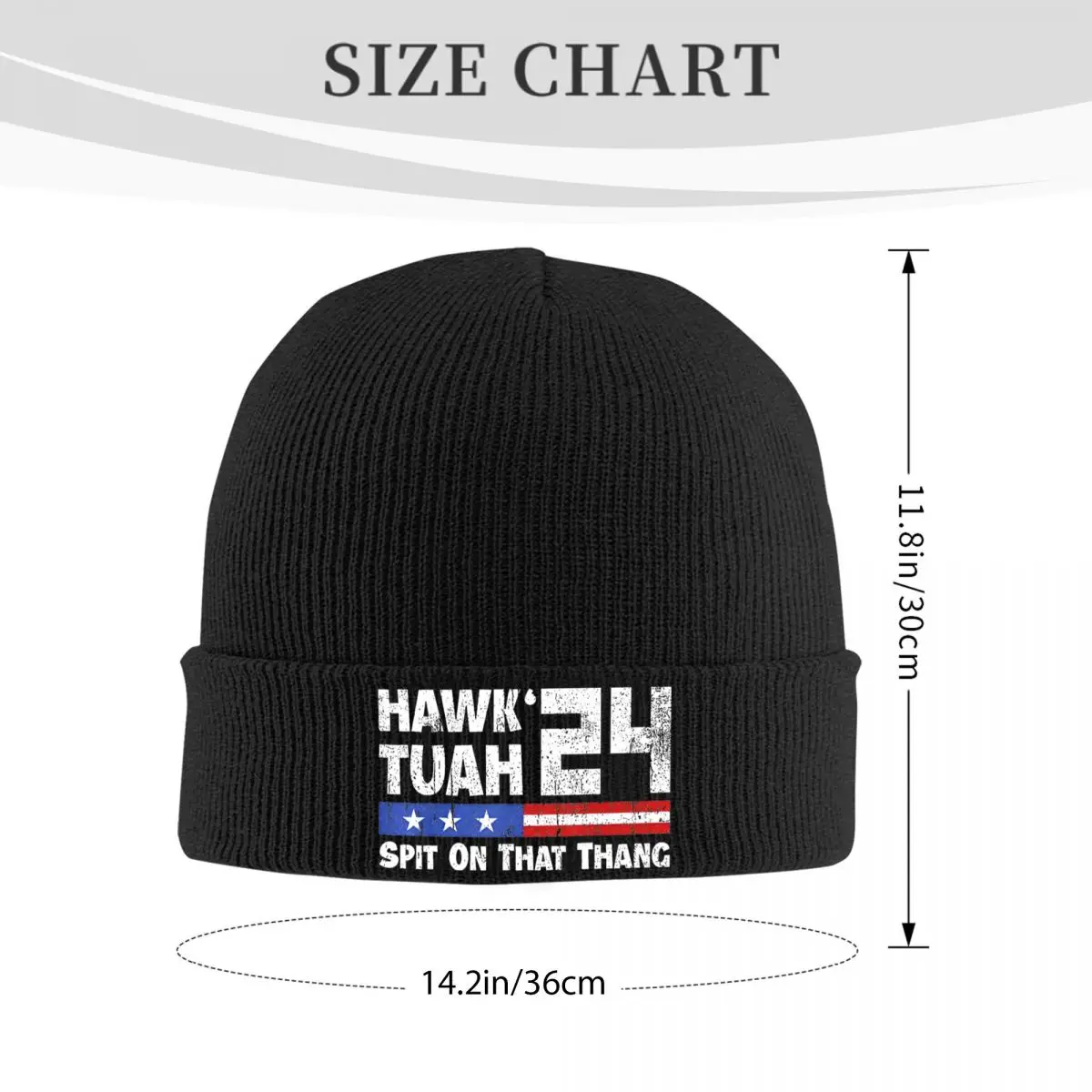 Falcão unissex Tuah Caps de malha, chapéus de inverno, boné casual, gorro acrílico, Meme engraçado, 24 cuspir nele, homens, mulheres