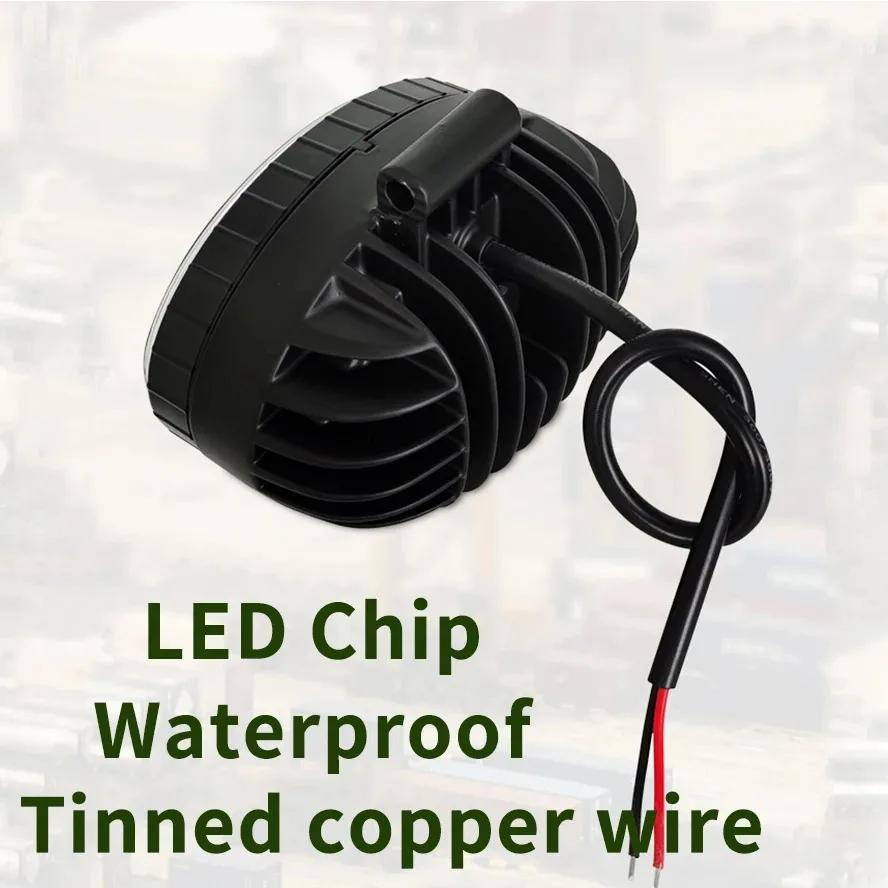 12-80V DC 20W 7 inch Forklift Lamp LED light Spot Blue RED Warning Warehouse Safety Working Light Zone Signal Light