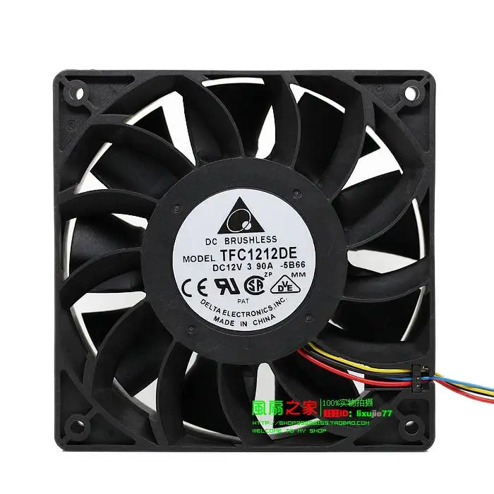 

Quality Goods Delta 12038 Dual Ball 12CM Violence Cooling Fan 12V 3.9A TFC1212DE -5B66 120x120x38mm Server Case Cooler