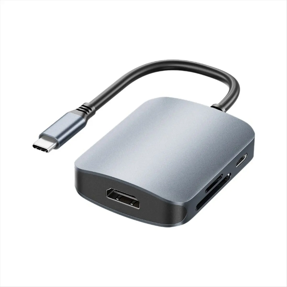 Super Sale 6 in 1 USB C Hub Type C 3.0 Adapter to HDMI-Compatible SD TF Card PD Fast Charger Splitter USB Docking Stations HUB