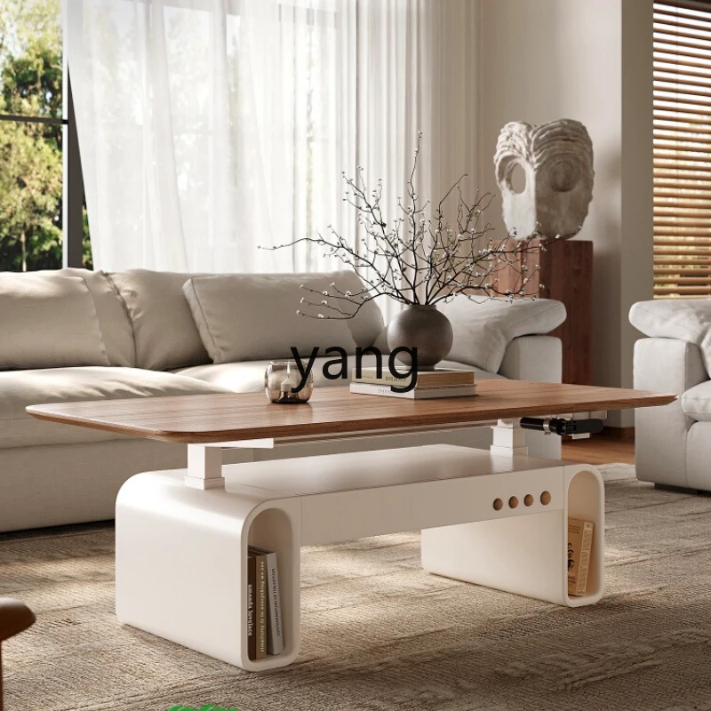 

yhm Light Luxury Modern High-end Minimalist Small Apartment Solid Wood Coffee Table