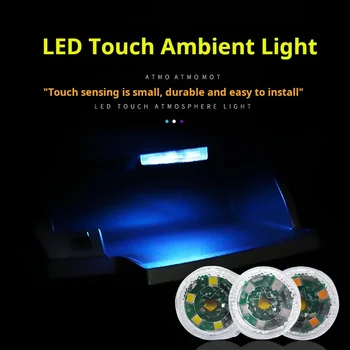 1/2/4/6顆迷你LED警示燈和氣氛燈 - 紐扣電池供電,便攜式,適用於家庭、露營、汽車內飾 8 最佳銷售 帶電池的汽車內裝燈 - №2