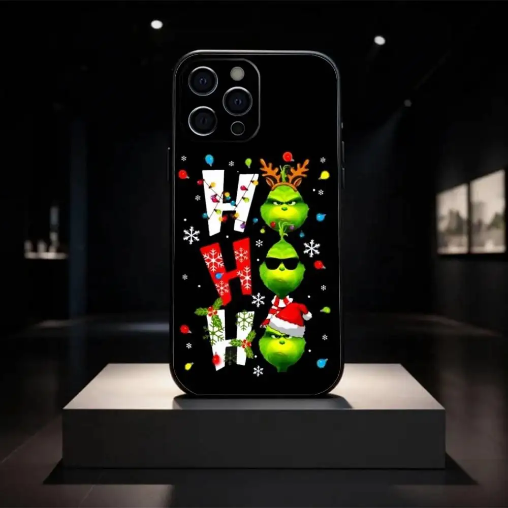 C-Christmas G-Green M-Monsters جراب هاتف سيليكون ناعم لهاتف آيفون 17 16 15 14 13 12 11 X XR Plus Pro Max Plus #3