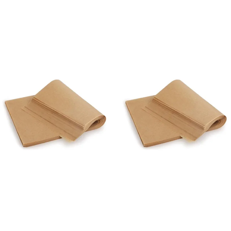 

ABUN-400 Pcs Silicone Oil Paper Baking Sheet, Non-Stick Baking Paper, Suitable For Baking,Air Fryer, Cakes, Biscuits, Etc