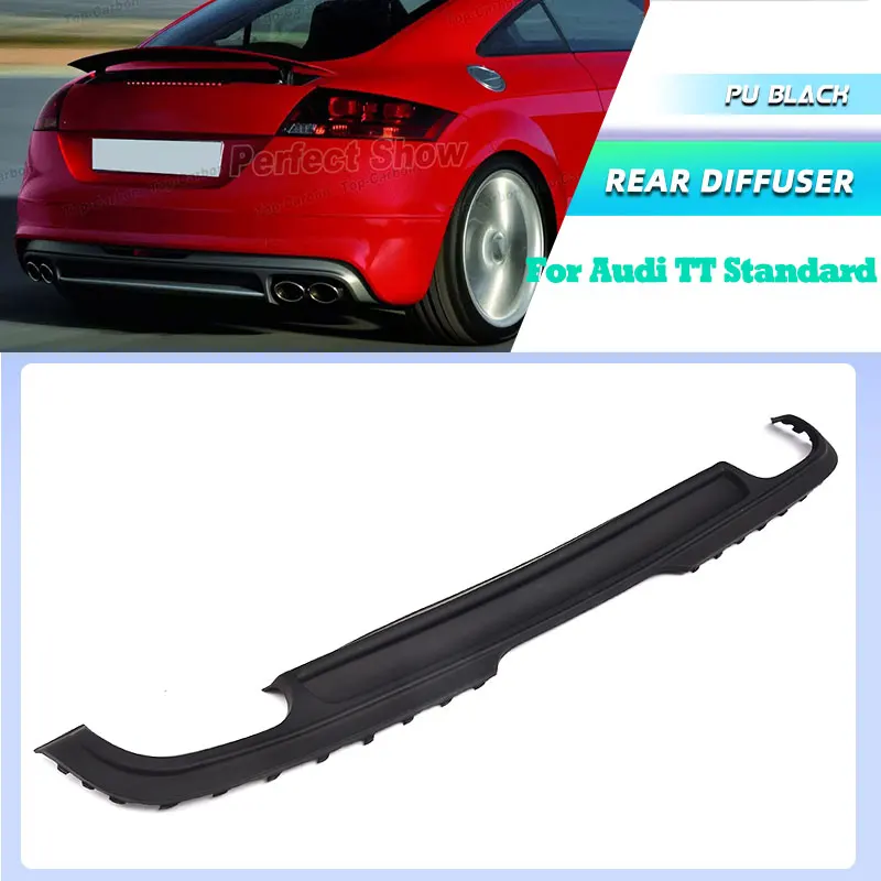 

Задний диффузор-спойлер для Audi TT 8J Standard 2006-2010 (не для версии для США), гоночный задний сплиттер, обвес, черный, из полиуретана