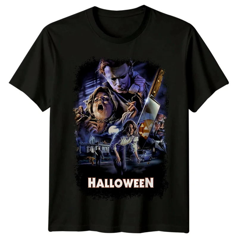Halloween (1978) Movie Poster Inspired T-Shirt Retro 80s Tee