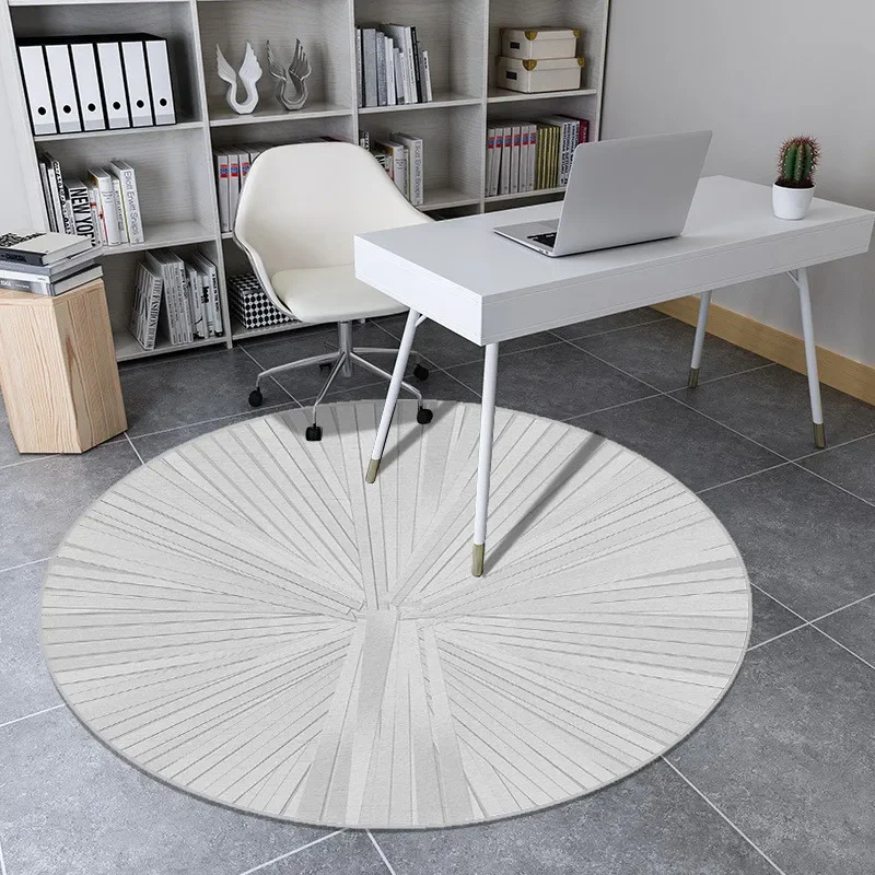 Nordic Fresh Round Living Room Children's Room Round Floor Pad Computer Chair Home Decoration Bedroom Carpet Yoga Floor Mats