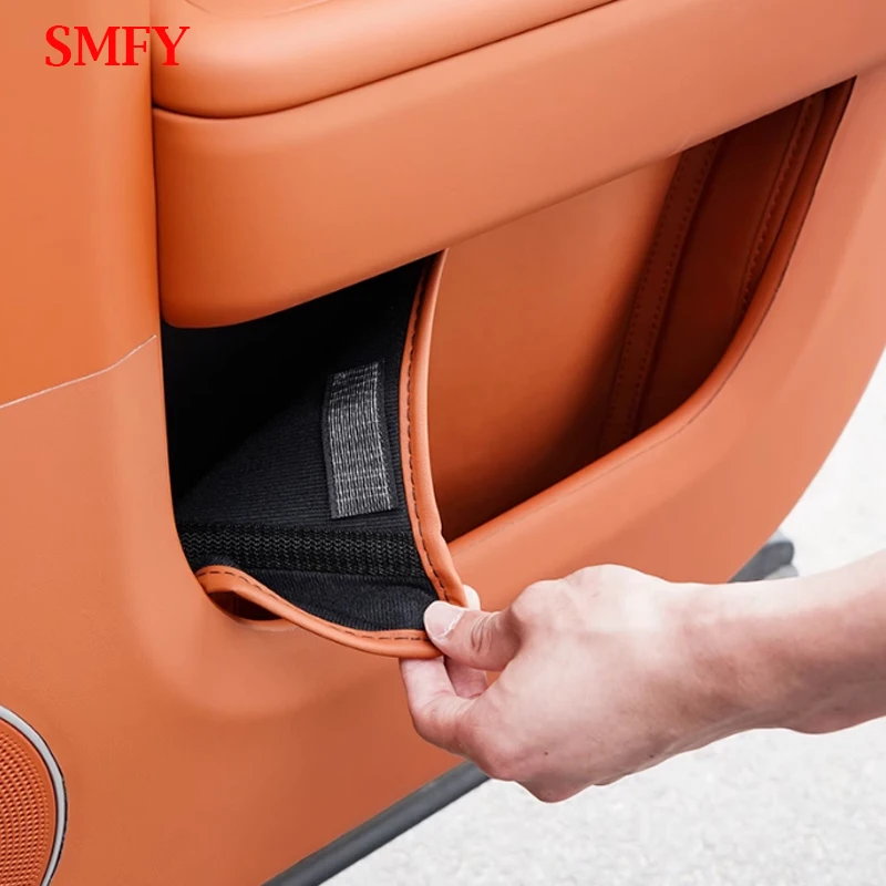 For Lixiang L7 L8 L9 2022 2023 Car Door Storage Pocket Cover Door Slot Pad Anti-dirt Storage Bag