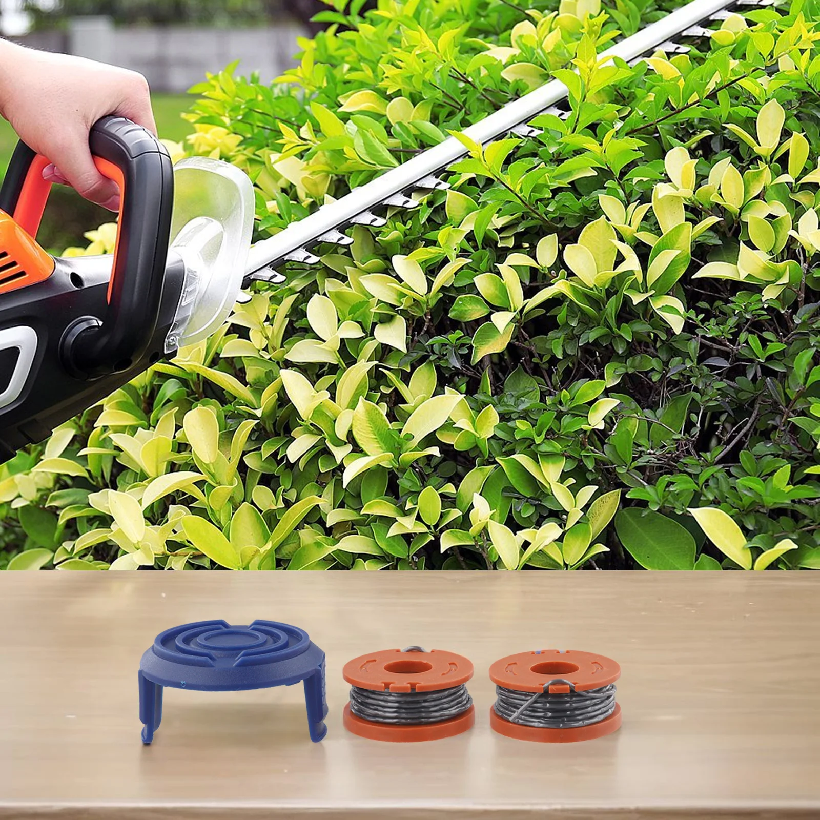 for ensure a Longer Lifespan for Your Trimmer For McGregor MET2523 & for gardenline CGT18KL2 Trimmer Spool and Cap