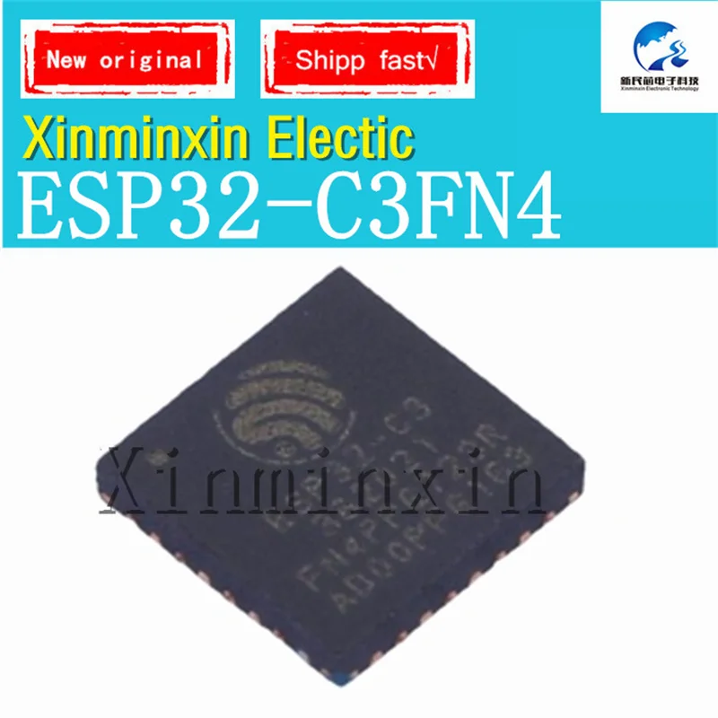 1-10 PCS/LOT  ESP32-C3FN4  ESP32-C3  QFN-32-EP(5x5) IC Chip New  Original In Stock Serial No:XMX2024