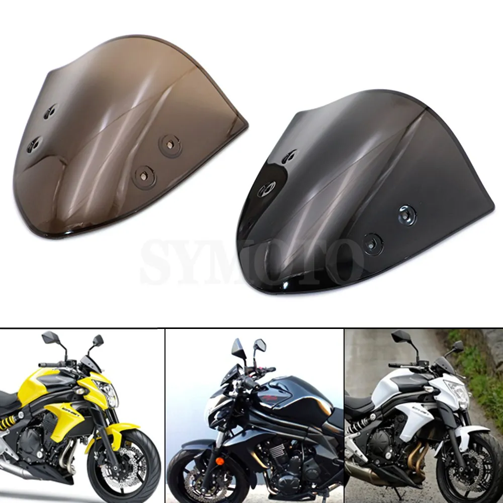 

Motorcycle Windshield WindScreen Wind Deflector Front For Kawasaki For Kawasaki ER 6N ER6N ER-6N Ninja 650 2012 2013 2014