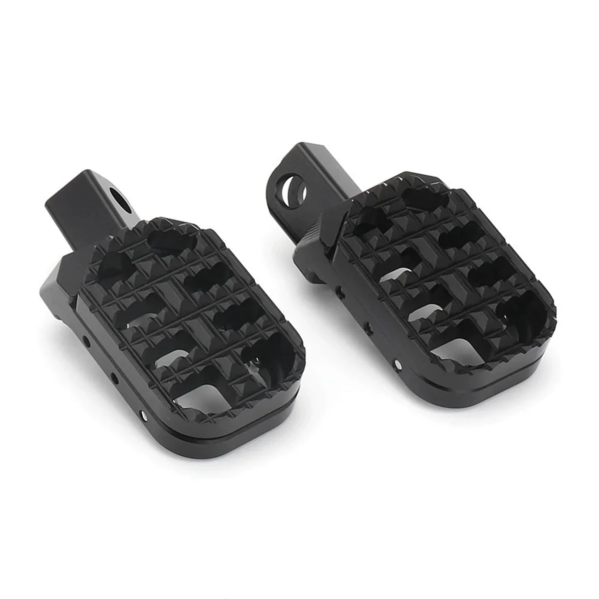 Motorcycle Foot Pegs Footrest Expandable Teeth Pedal Kit for CF MOTO CFMOTO 800 MT 800MT 800Mt 800 Mt(Black)