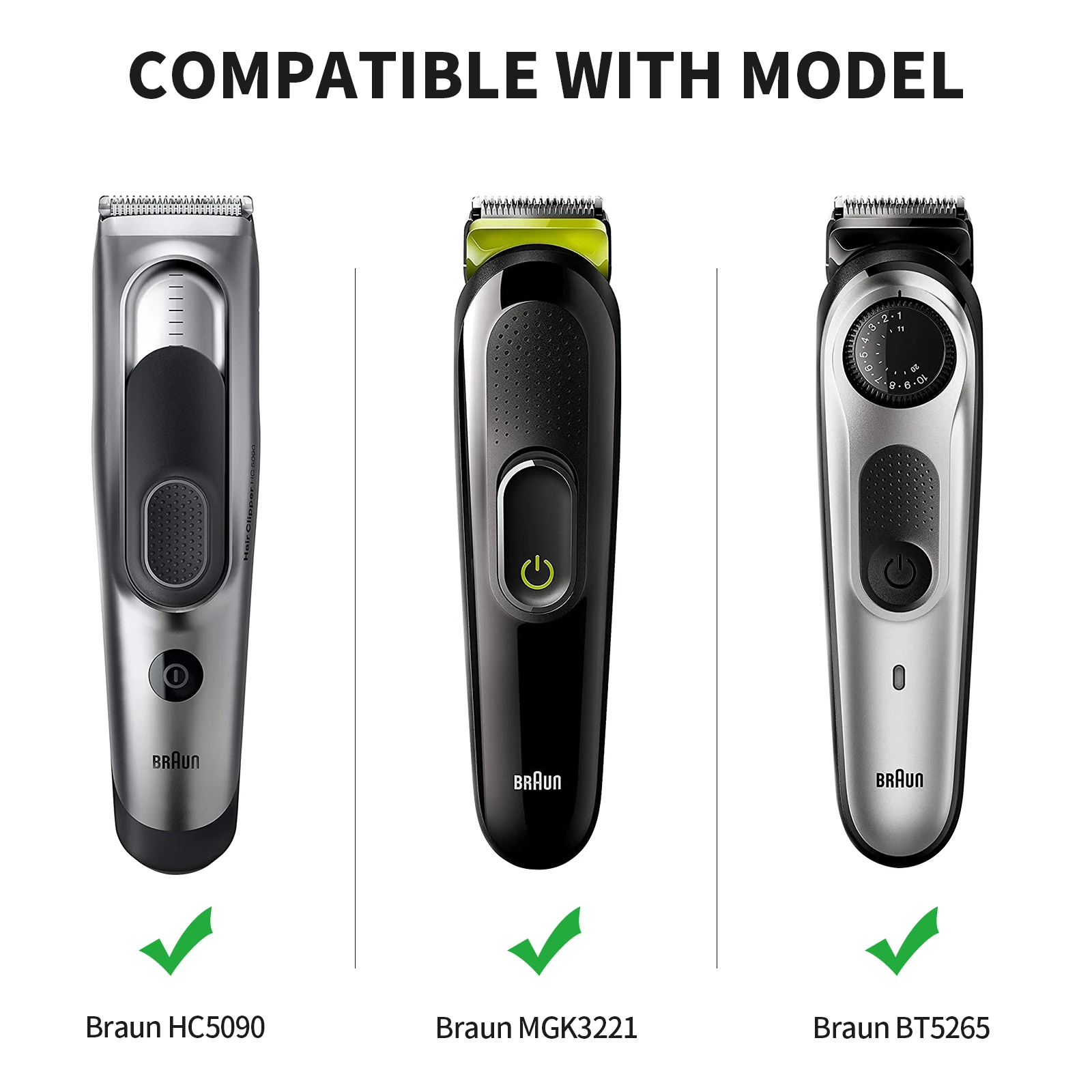 Custodia Yinke EVA per Braun HC5090 MGK3221 BT5265 custodia per rasoio per barba custodia protettiva da viaggio