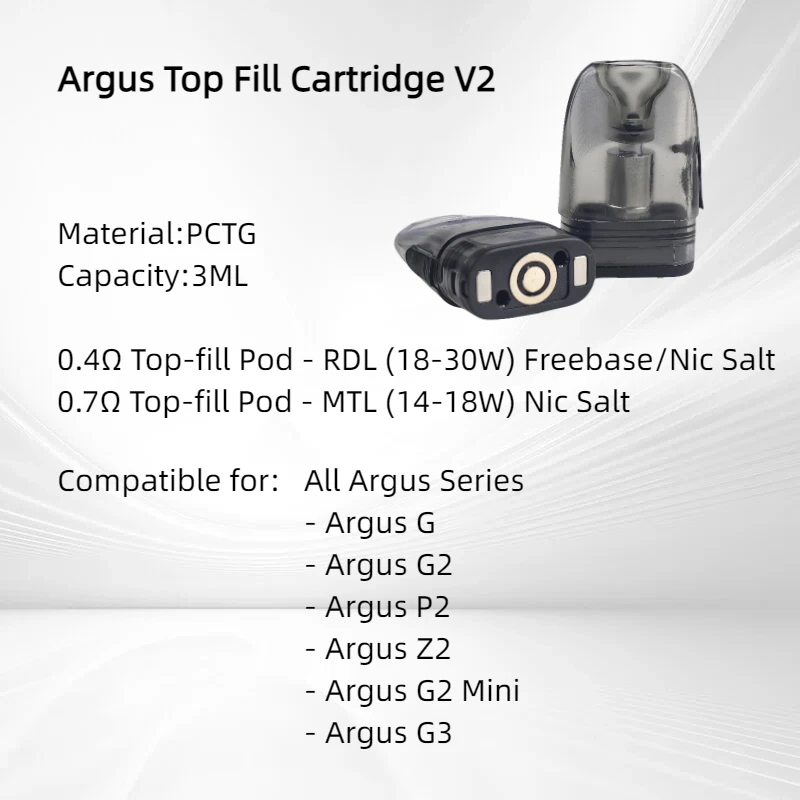 1/5/10 Argus Vape V2 0.4/0.7ohm Argus G/Argus G2/Argus P2/Argus Z2/Argus G2 Mini/Argus G3 vape accessory for vape kits - gallery image 3