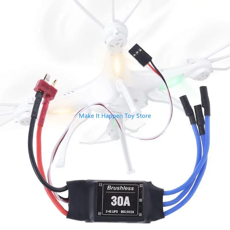 28EC 1.77X0.94X0.4 "원격 제어 자동차 브러시리스 ESC 스피드 컨트롤러 30A 자동차 부품 모델 자동차 부품 도구