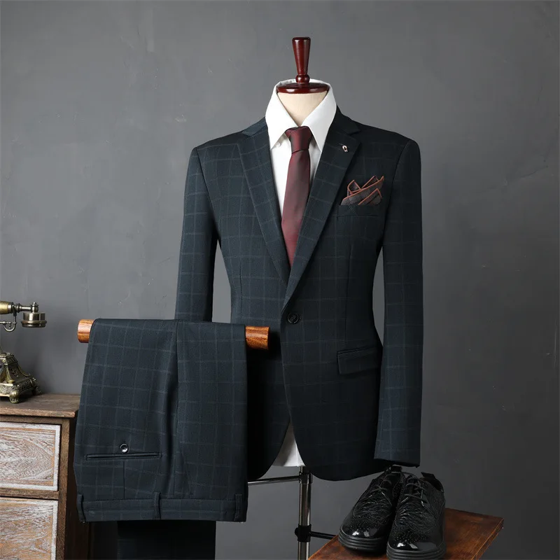 Ropa formal informal de negocios ajustada, suit153