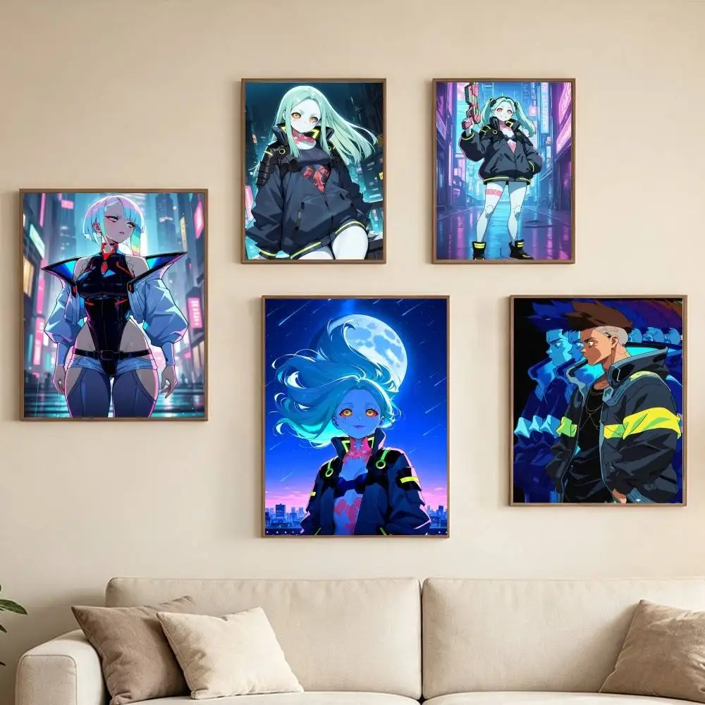 Rebecca Lucy David Martinez Poster High Quality Dorm Living Room Aesthetic Wall Decoration Painting Stickers Gift