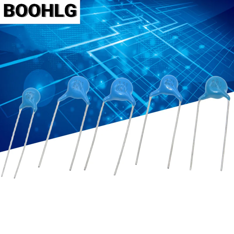 Керамический чип-конденсатор высокого напряжения 6 кВ 100PF 220PF 330PF 470PF 680PF 1000PF 2200PF 3300PF 4700PF 10000PF 101 102 103 471 5P 223