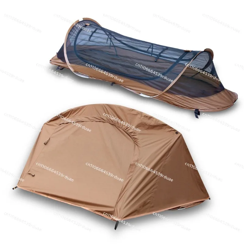 

Single-person quick-opening hiking tent, outdoor anti-mosquito field marching tactics, single-soldier tent