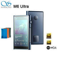 SHANLING M6 Ultra MP3 Player Bluetooth 5.0 Portable Player MP3 Music Player Android10 HIFI Hi-Res Audio 3.5+4.4mm Output Walkmen