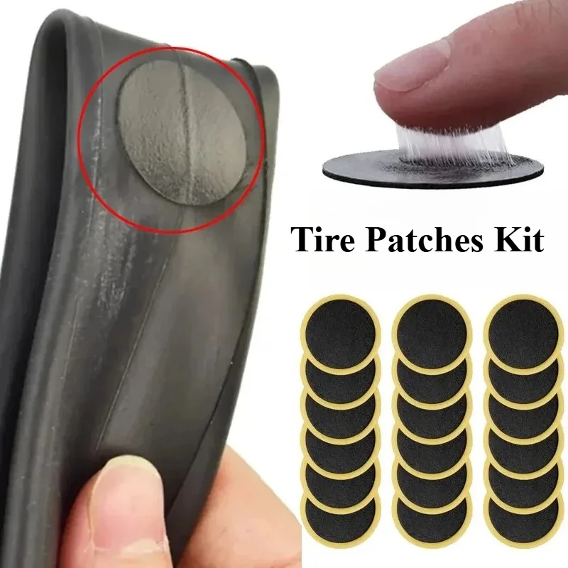 

Быстросохнущие самоклеящиеся заплатки для ремонта велосипедных шин без клея, инструменты для ремонта, защитные заплатки для шин, аксессуары для ремонта велосипедов
