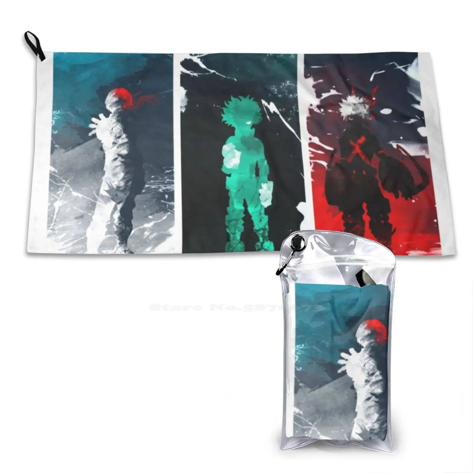 What'S Your Power ? ( White Versione ) Soft Towel Quick Dry Beach Towel My Hero Deku Academy Academia Three 3 Powers Heroes