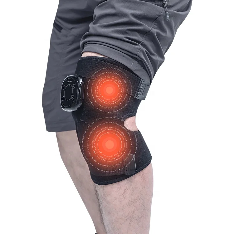Wireless Electric Knee Brace, EMS Massager for Muscles, Pain Relief, Joint Vibration Therapy, Wrap Massage Device