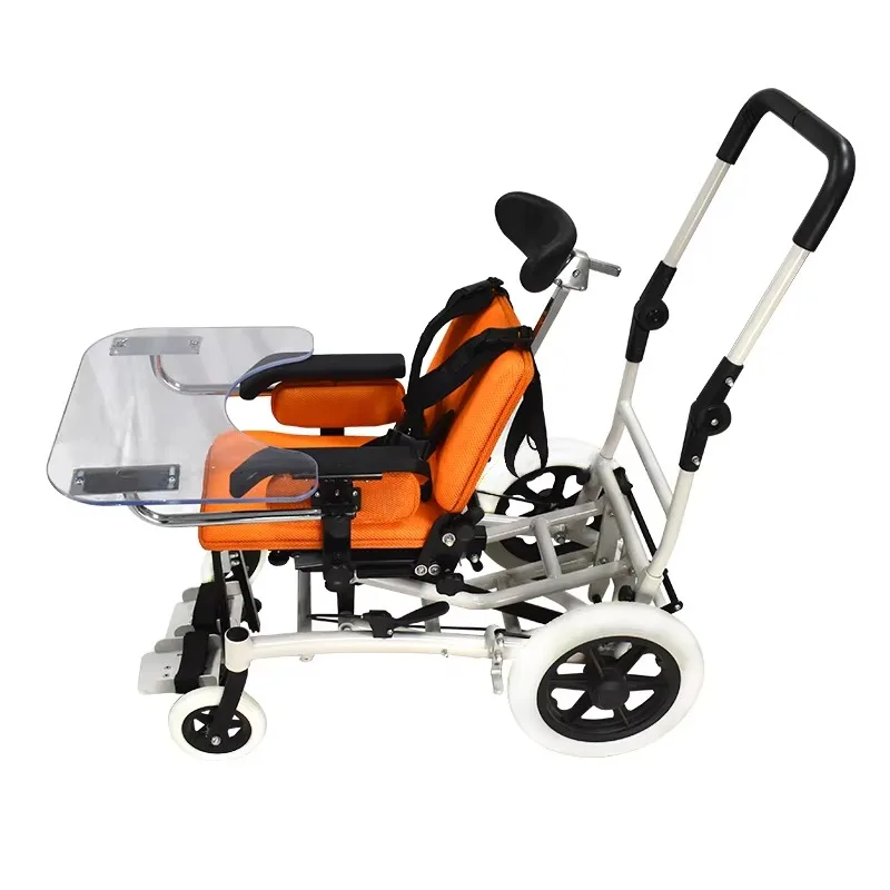 Four Wheels Children Stroller Cerebral Palsy Children Wheelchair