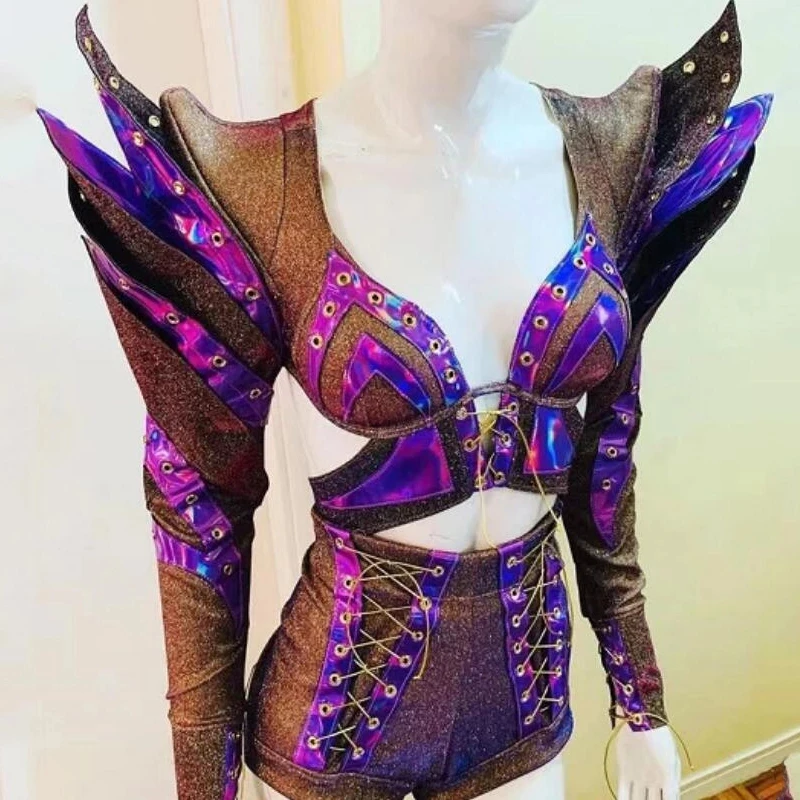 New Modern Singer Music Festival Outfit Party Show Nightclub Dj Ds Gogo Costume