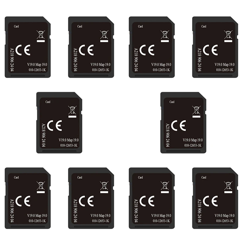 10X A218 V19 Navigation Card For Mercedes-Benz CLA-CLASS From 2014- Europe Map 2022/2023 A218 906 2404 Map Card