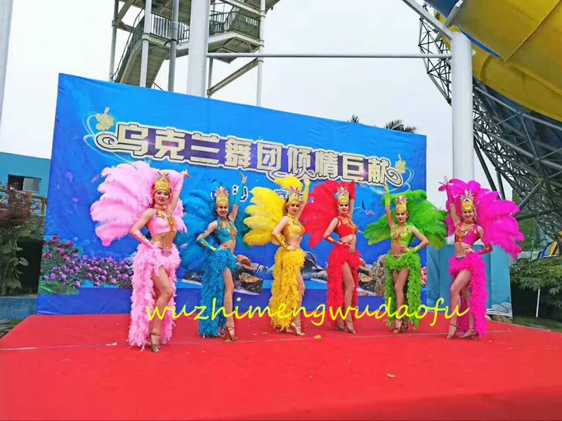 Samba Dance Grand Opening Dance Costumes Opening Show Dance Costumes Stage Costumes