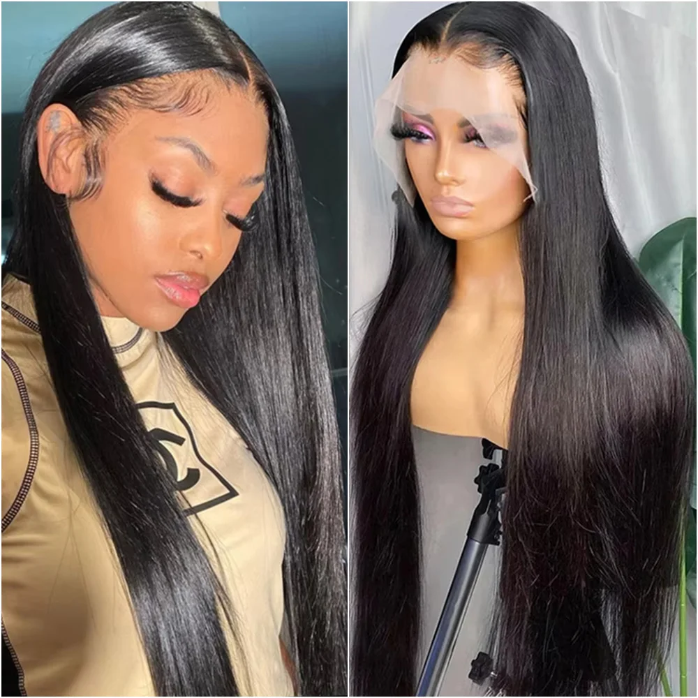 

13x6 Straight Lace Front Wig 13x4 Lace Frontal Wig HD Transparent Lace Wigs for Women 100% Human Hair 5x5 Closure Wigs Brazilian