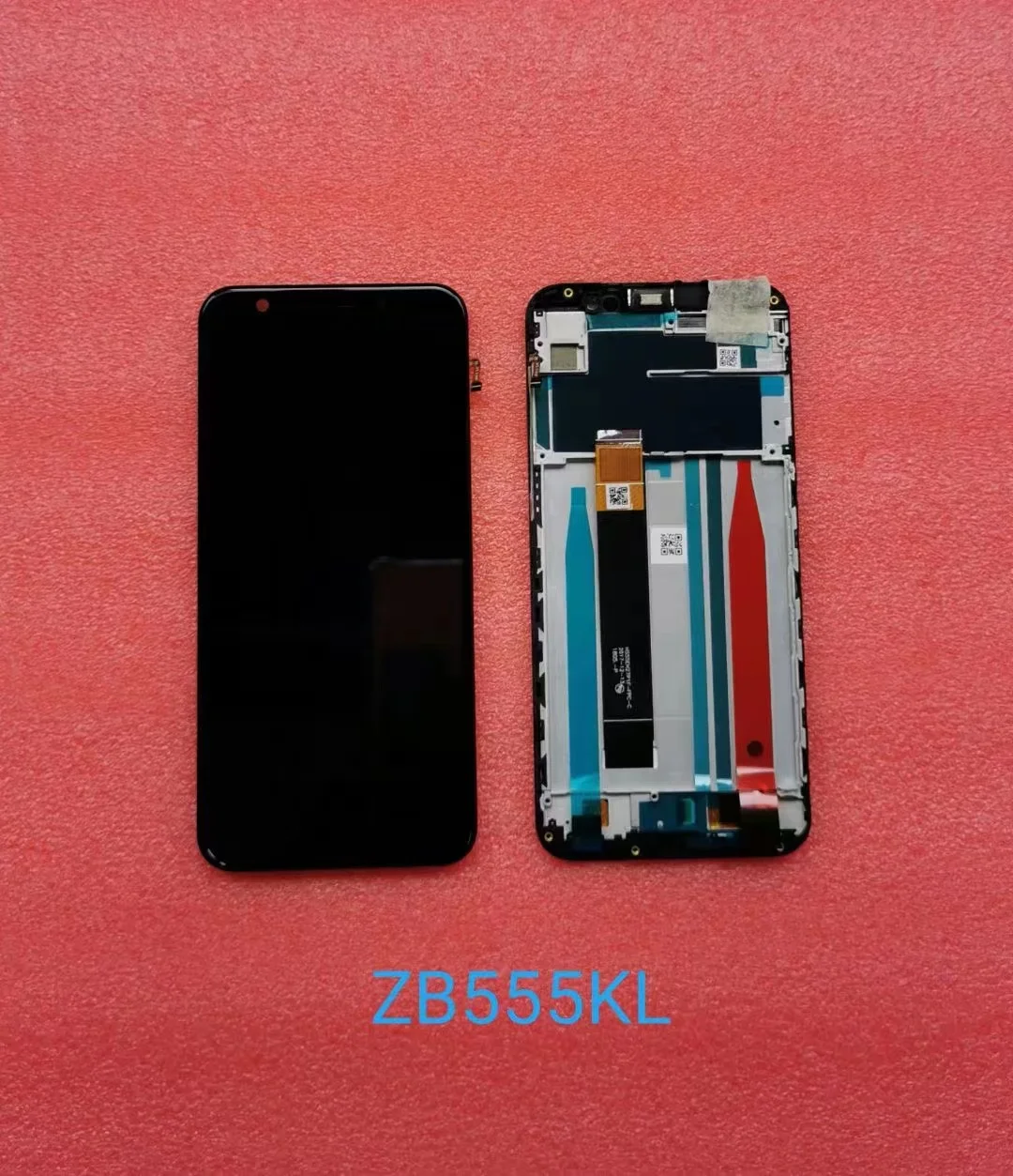 

For Asus Zenfone Max (M1) ZB555KL LCD screen assembly with front case touch glass, X00PD LCD Display original Black