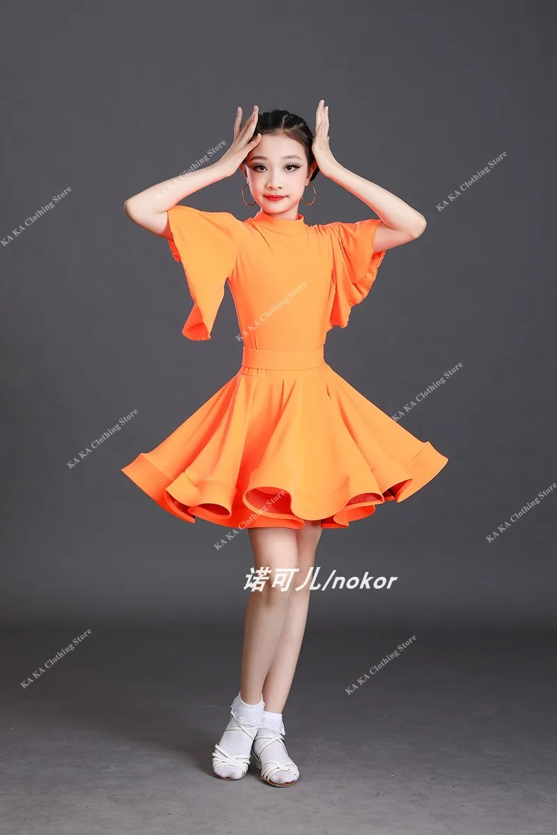 Robe de brevLatine Professionnelle pour Fille, Tenue de Salle de Bal pour Enfants, Régions ba, Cha, Cha, Samba, Performance