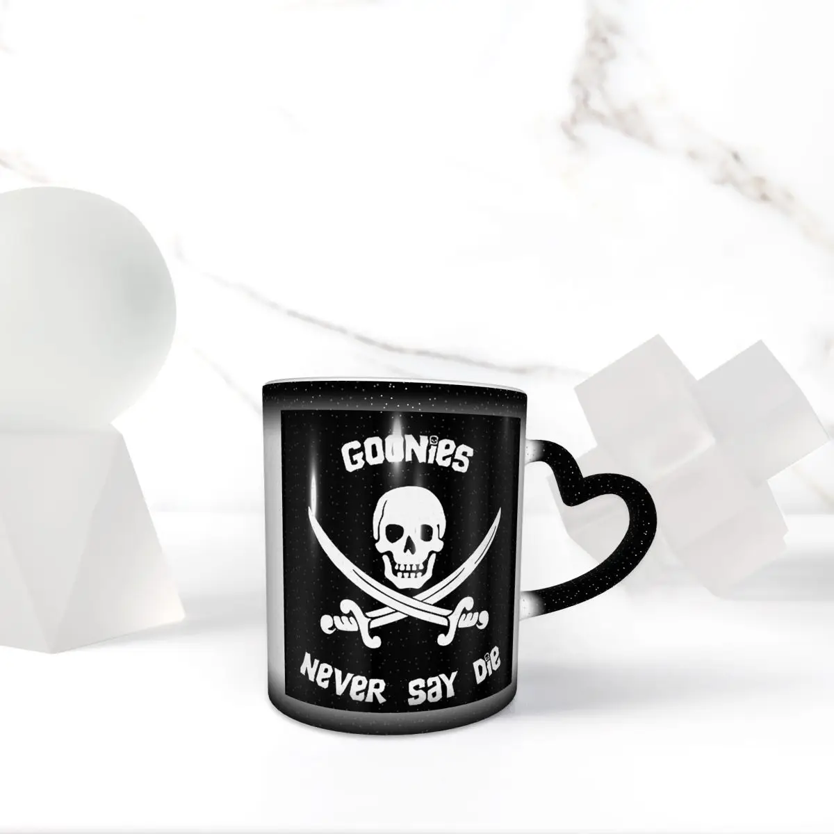 Goonies Never Say Die Mug مضحك أكواب القهوة السيراميك أكواب الشاي كوب الحليب درينكوير هدية للمرأة والرجل #1