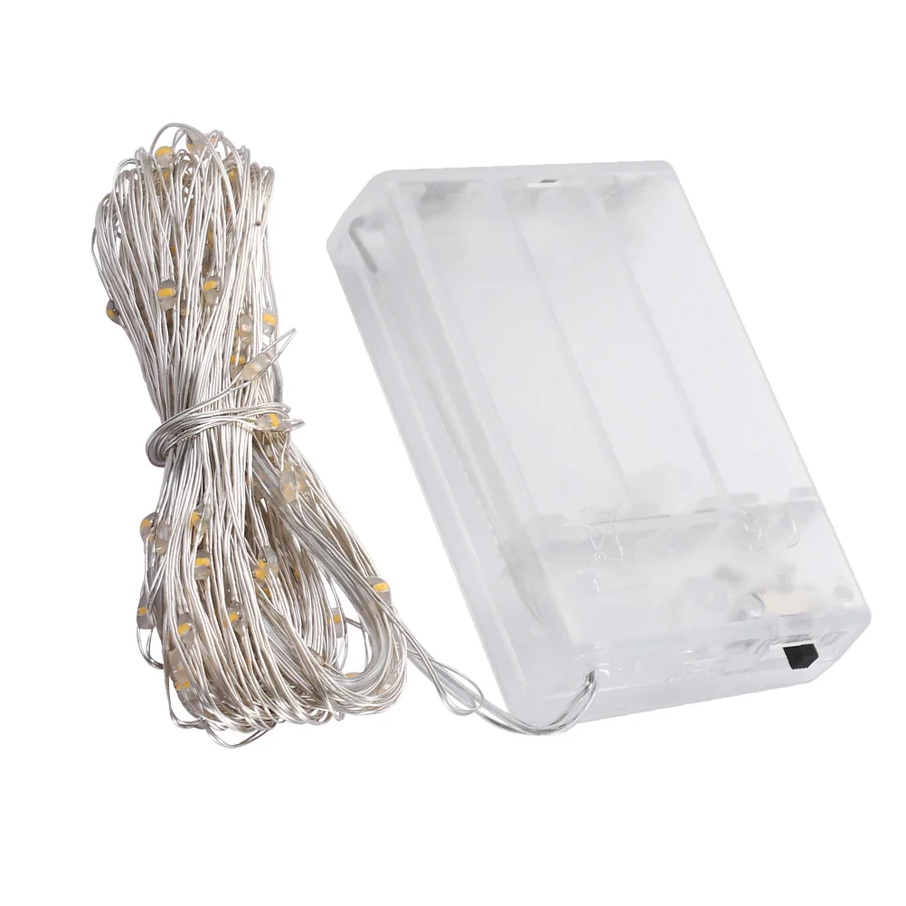 

10m LED String Lights Waterproof Warm White High Brightness Low Voltage Safe Decorative Light Ropes for Birthday Christmas Party