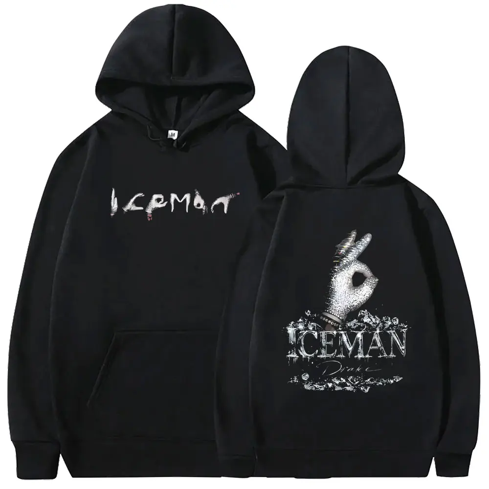 

Rapper Drake ICEMAN Album Double Sided Print Hoodie Men Women Fashion Hip Hop Oversized Streetwear Men's Casual Vintage Hoodies