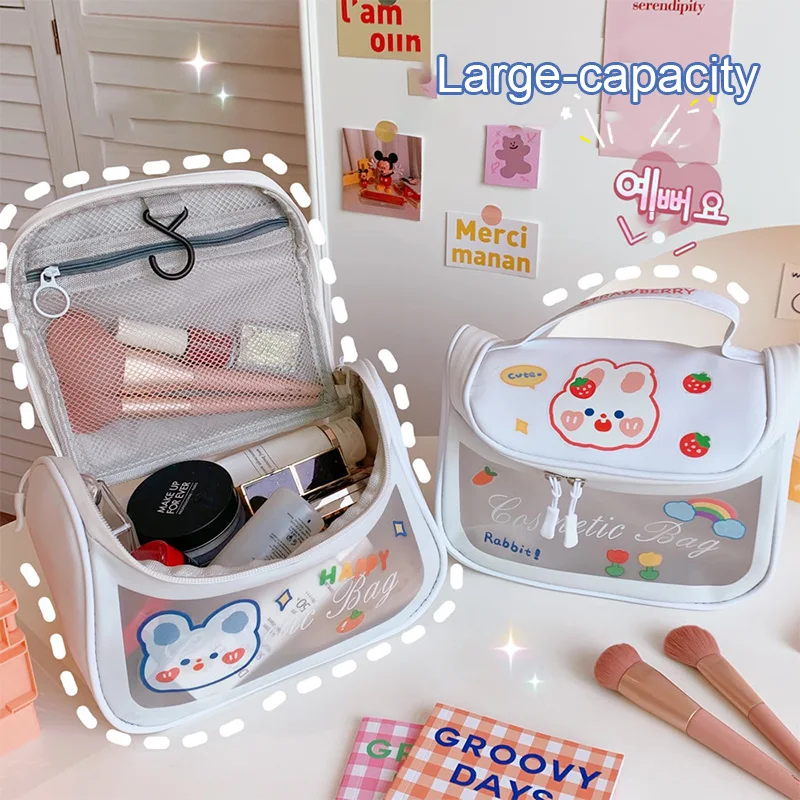 Storage Bag Large-capacity Cosmetic Bag Female Portable Portable High-level Travel Storage Bag Wash Bag Home Organizer