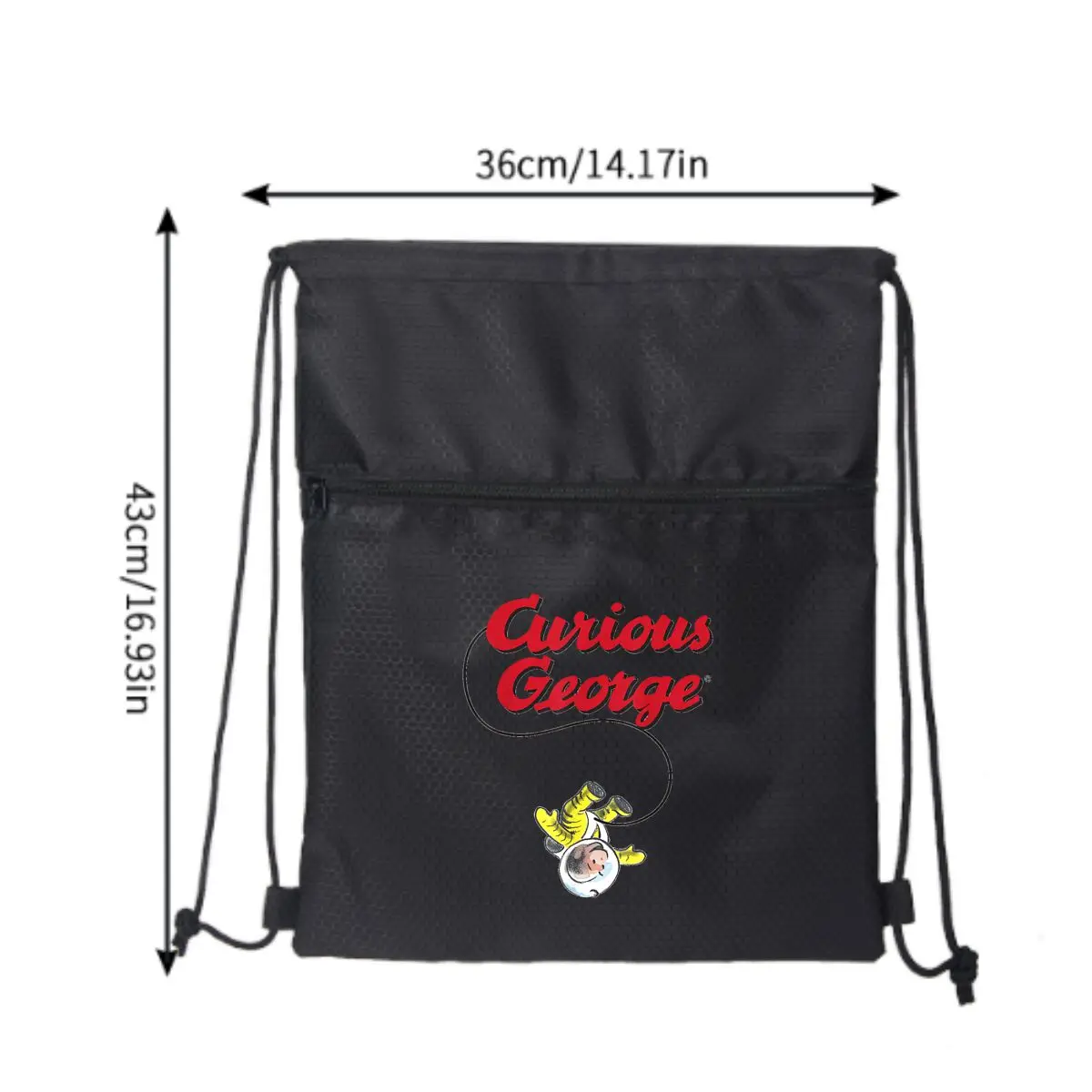 Curious George Space Explorer George Hip Hop Kordelzug Rucksack Bulk String Rucksack Kordelzug Taschen