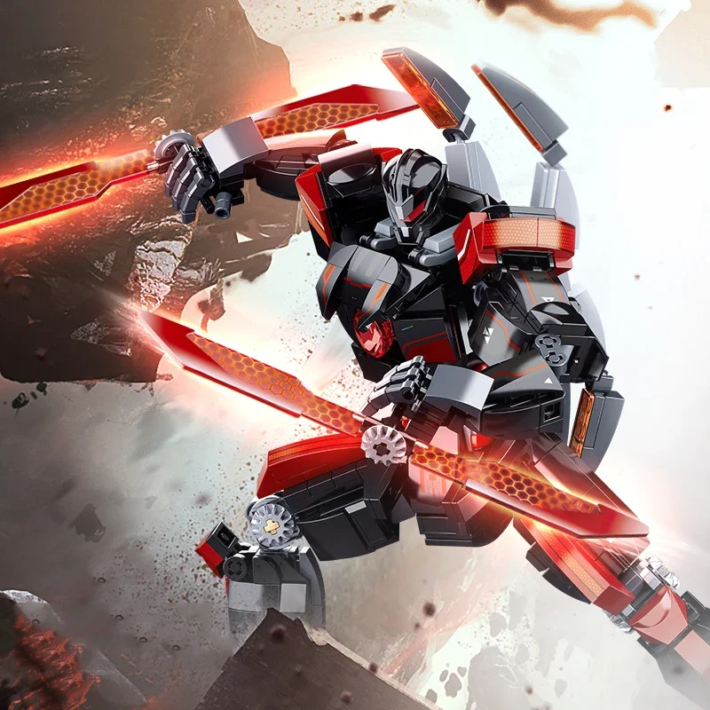 Awesome Battle Armor Model Building Block Toys, Robot Mech Assembling Educational Toys,Gifts For Children with high quality