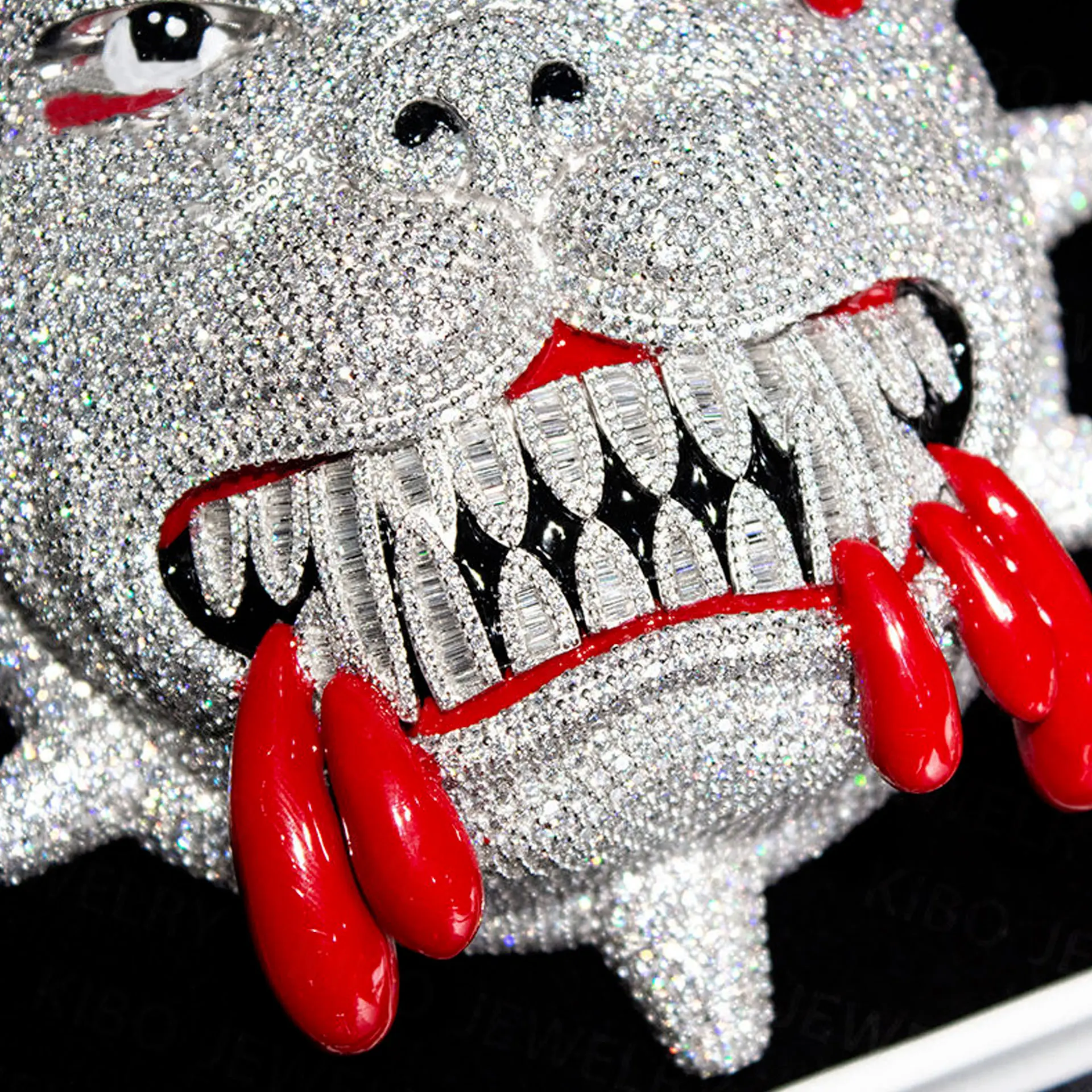 

3D-кулон в стиле хип-хоп с синтетическим цирконом, подвеска для мужчин и женщин, можно сочетать с уникальными украшениями на кубинской цепочке.