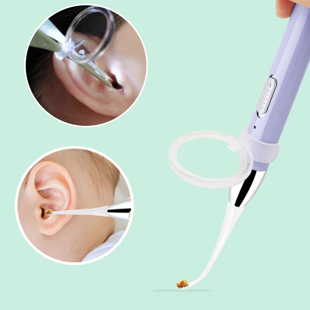 Smart Visual Ear Pick with Light Ear Pick Ear Spoon Shiny Creative Children Visible Earpick Ear Cleaning Tool Health Care