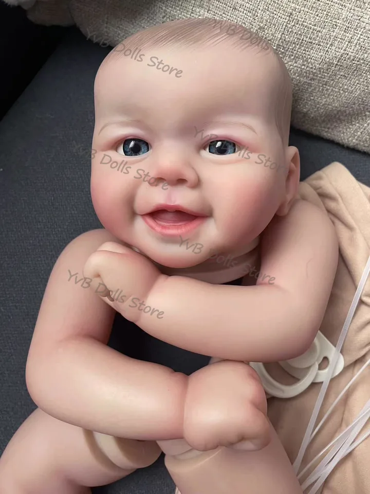 19inches Emmy Reborn Painted Doll Kits Soft Vinyl Reborn Baby