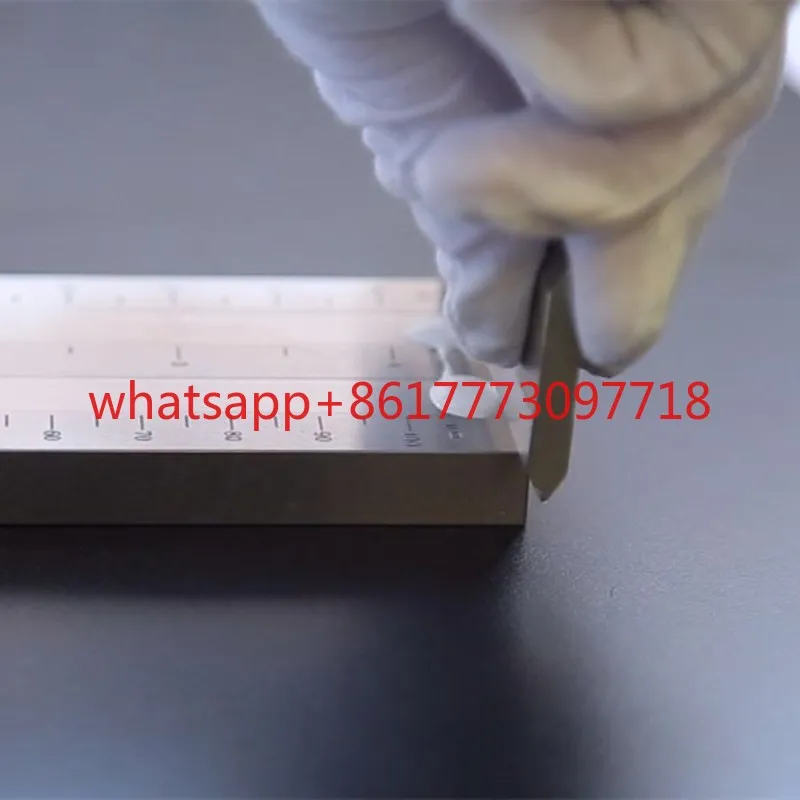 스크레이퍼 미세도 측정기 0~150/250/300μm 단일 슬롯 스테인리스 스틸 미세도 플레이트, 고정밀 QXD 미세도 스크레이퍼