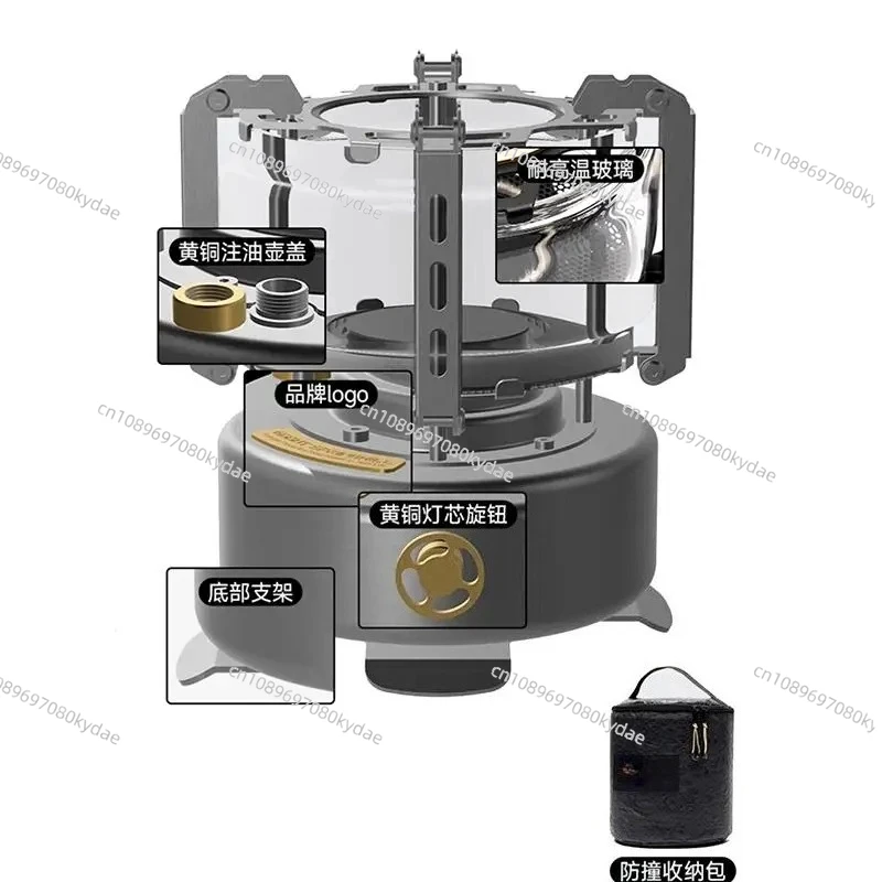 Watch The Fire Lamp Stove, Stove Heater Outdoor Camping Small Retro