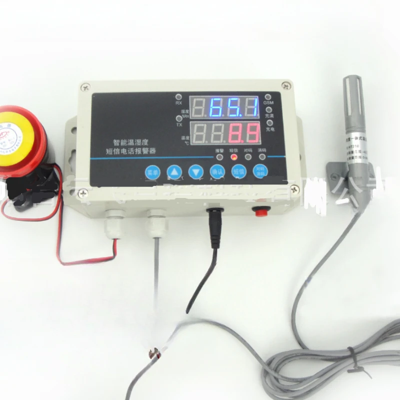 Temperature and humidity SMS telephone alarm instrument ultra-high temperature alarm for breeding shed