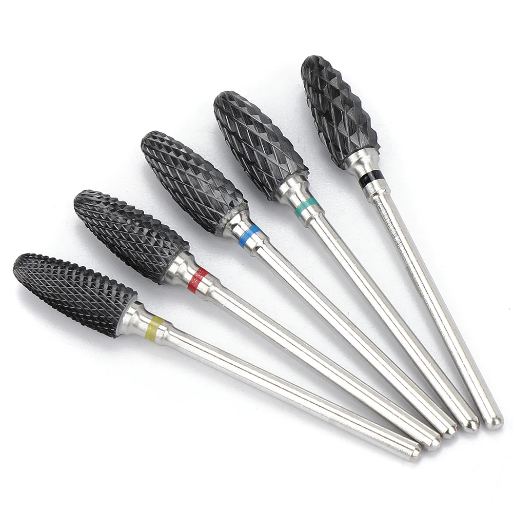 Carboneto cerâmico Tungsten NailDrill Bit para todas as máquinas Nail Drill Para Broca Elétrica Manicure Acessório Fresa Suitabl