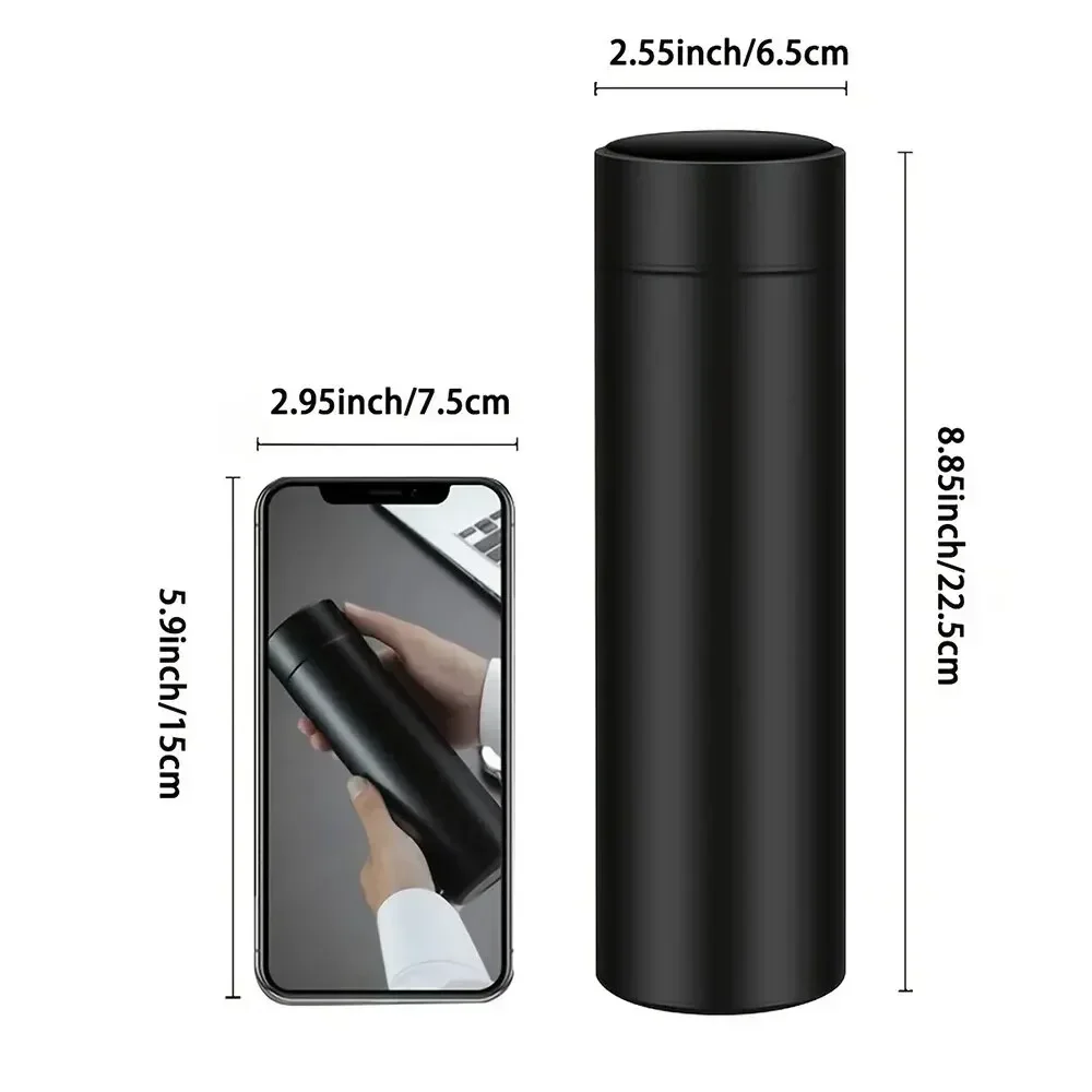500ml Creative Smart LED Thermos Bottle Temperature Display Vacuum Flasks Stainless Steel Water Bottle Thermos Cup