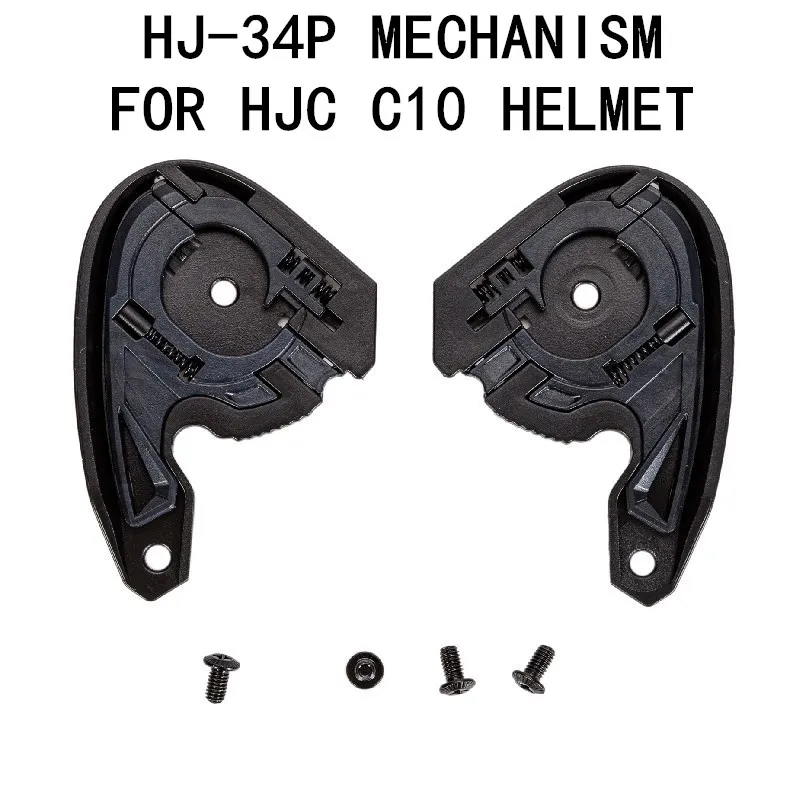 Kit de Catraca Universal para Capacete, Mecanismo HJ-34P de Fácil Instalação e Substituição, Compatível com Peças de Base para Capacete Aberto GXT P126 Soman SM523