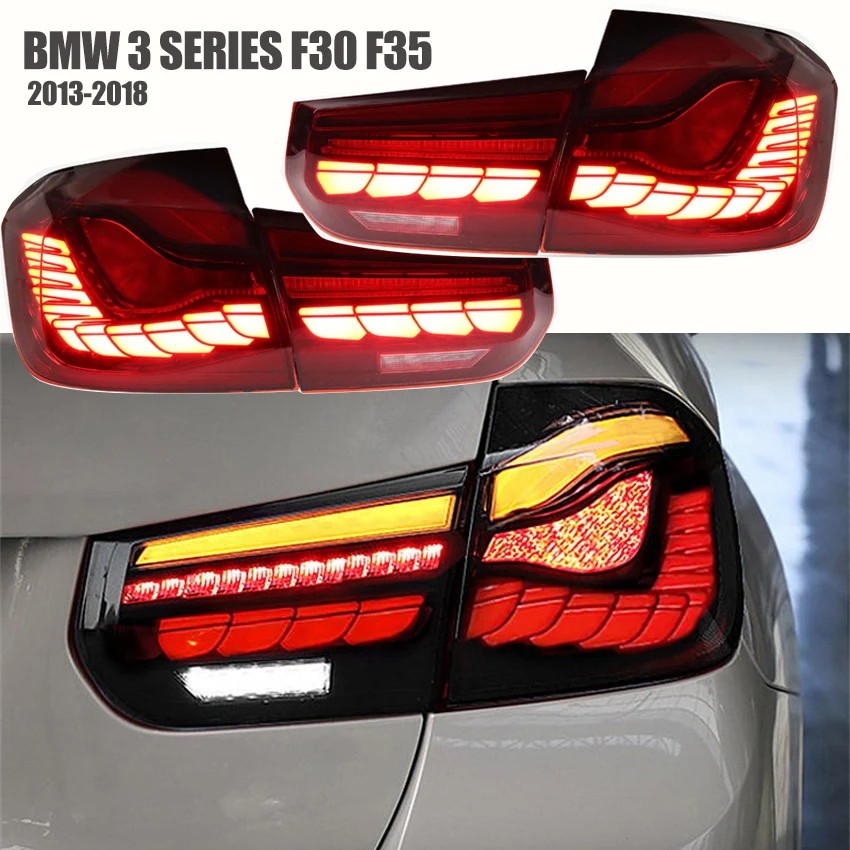 LED Car Tail Light Lamp Assembly For BMW 3 Series 318 320 328 M3 2013-2018 Turn Signal With Sequential Indicator accessories